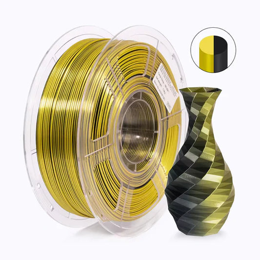 Dual Color Silk PLA - Gold/Black