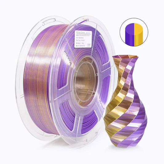 Dual Color Silk PLA - Gold/Purple