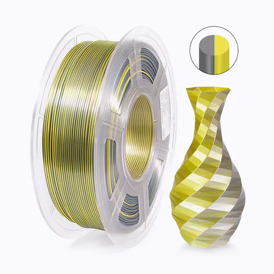 Dual Color Silk PLA - Gold/Silver