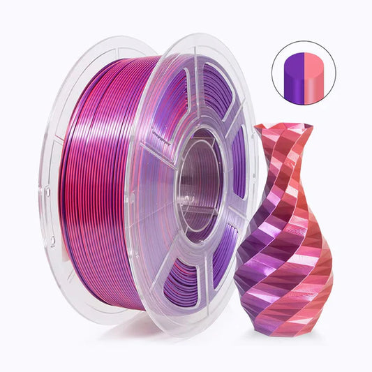 Dual Color Silk PLA - Red/Purple